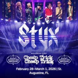 🎸 Rock the AMP – Styx + Cheap Trick Overnight Escape February 28–March 1, 2026