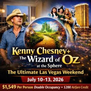 👉 🎶 Kenny Chesney + The Wizard of Oz at the Sphere July 10–13, 2026: The Ultimate Las Vegas Weekend