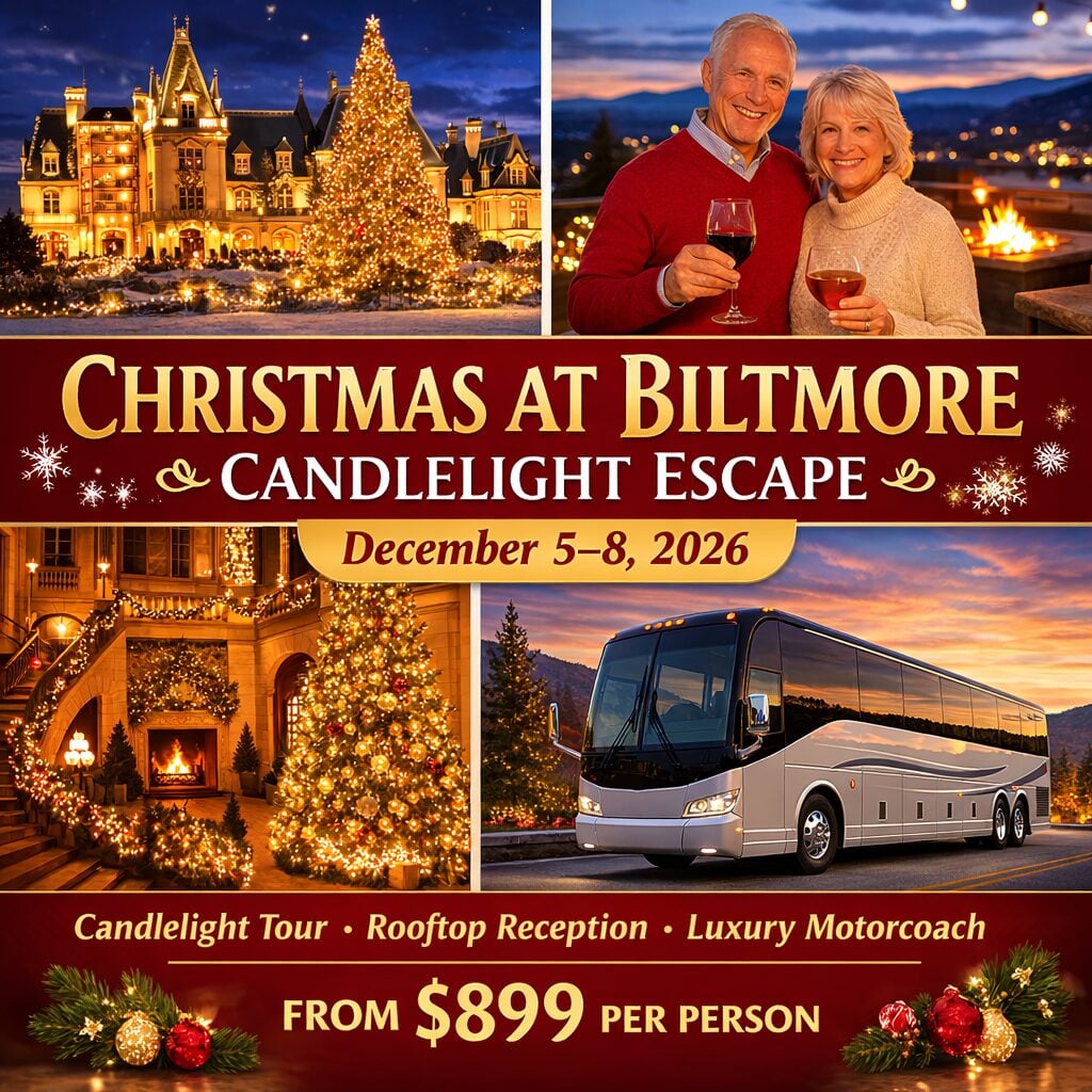 🎄 Christmas at Biltmore Candlelight Escape: December 5–8, 2026 4 Days / 3 Nights