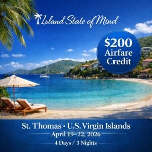 🌴 Island State of Mind — St. Thomas, U.S. Virgin Islands | Special Offer • Direct Edition | April 19–22, 2026 • 4 Days / 3 Nights