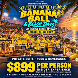 🍌 Banana Ball & Beach Days: A VIP Myrtle Beach Suite Getaway March 17–20, 2027 • 3 Nights / 4 Days