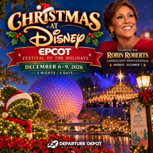 🎄 Christmas at Disney EPCOT Festival of the Holidays Getaway | December 6–9, 2026 | 4 Days / 3 Nights